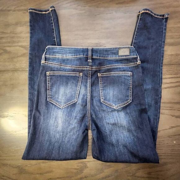 Truth Theory Petite Dark Wash High Waisted Size 4 Skinny Jeans - Picture 4 of 8